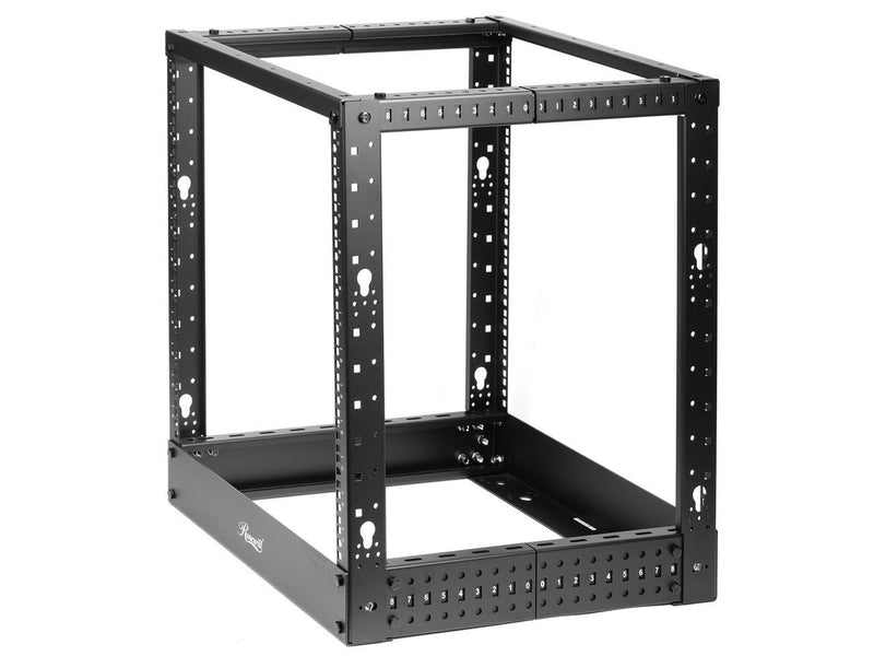 Rosewill 12U Open Frame Server Rack, 4-Post Network Server Rack, Adjustable