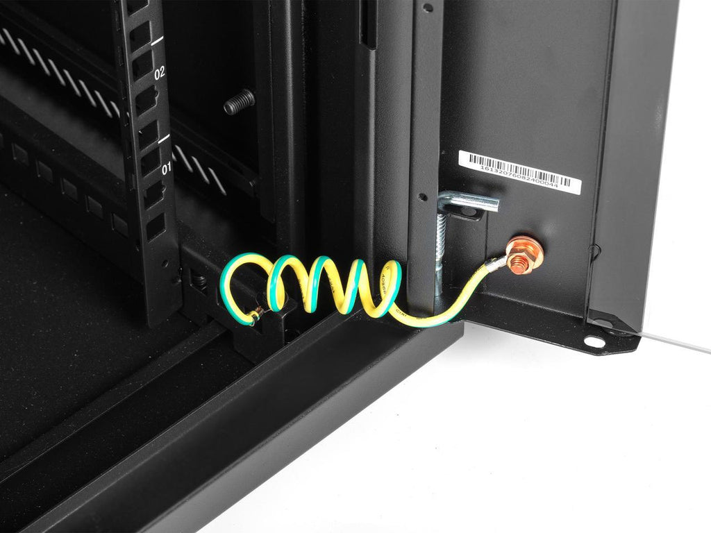 Rosewill 6U Server Rack Enclosure with Glass Door, Locks, & Removable ...