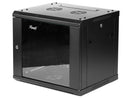 Rosewill 9U Server Rack Enclosure with Glass Door, Locks, & Removable Side