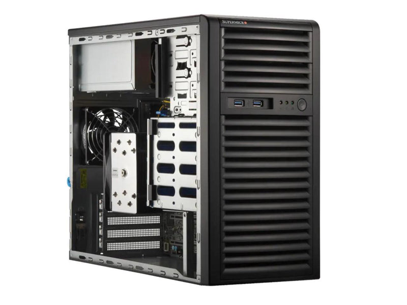 Supermicro AS-3015A-I-7800X3D-16-1TB Mini-Tower Server System, AMD Ryzen 9