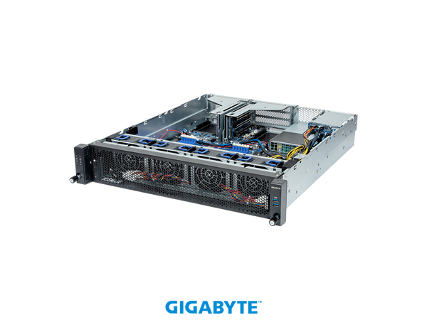 GIGABYTE E263-Z30-AAD1 Edge Server - AMD EPYC™ 9004 - 2U UP 2 x PCIe Gen5 GPUs