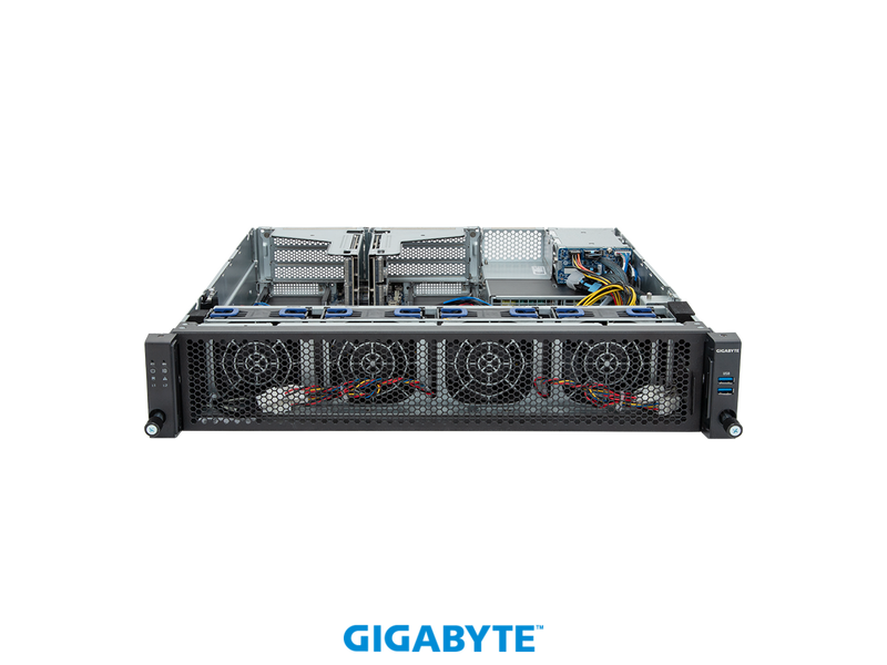 GIGABYTE E263-Z30-AAD1 Edge Server - AMD EPYC™ 9004 - 2U UP 2 x PCIe Gen5 GPUs