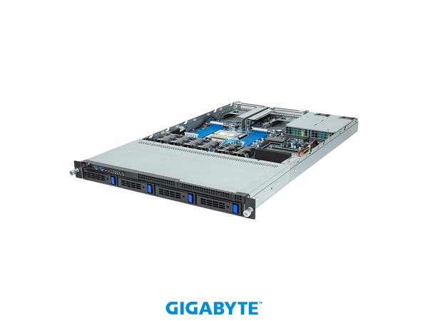 GIGABYTE R163-Z30-AAB2 Rack Server - AMD EPYC™ 9004 - 1U UP 4-Bay SATA/SAS