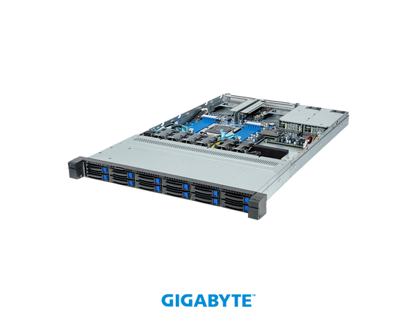 GIGABYTE R163-Z32-AAB1 Rack Server - AMD EPYC™ 9004 - 1U UP 12-Bay SATA/SAS