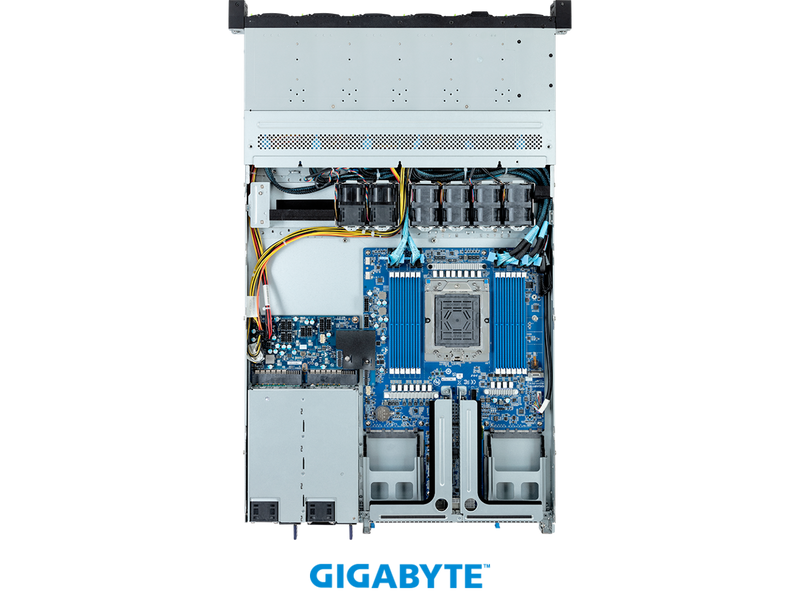 GIGABYTE R163-Z32-AAB1 Rack Server - AMD EPYC™ 9004 - 1U UP 12-Bay SATA/SAS