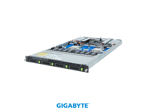 GIGABYTE R183-Z93-AAD1 Rack Server - AMD EPYC™ 9004 - 1U DP 4-Bay Gen5