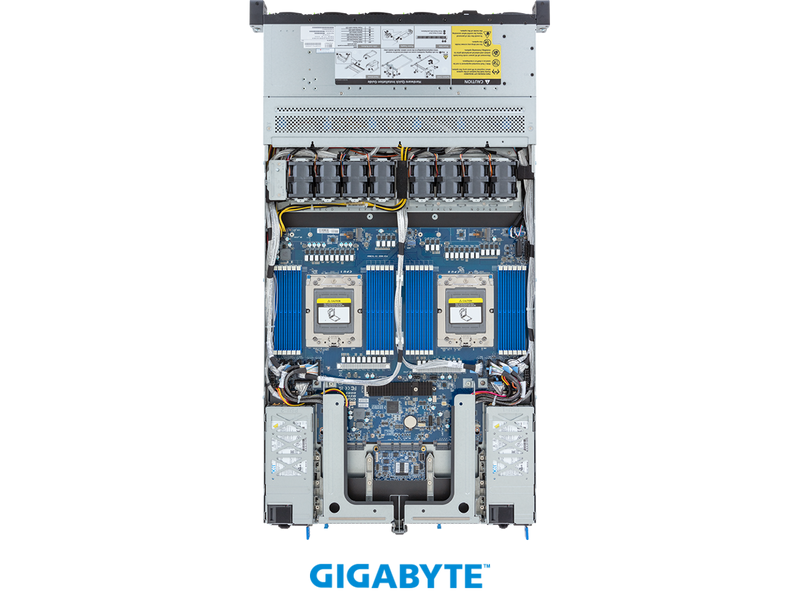 GIGABYTE R183-Z94-AAD2 Rack Server - AMD EPYC™ 9004 - 1U DP 12-Bay Gen5