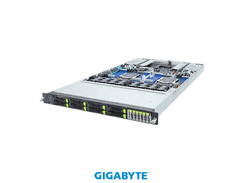 GIGABYTE R183-Z95-AAD1 Rack Server - AMD EPYC™ 9004 - 1U DP 6-Bay E1.S NVMe +