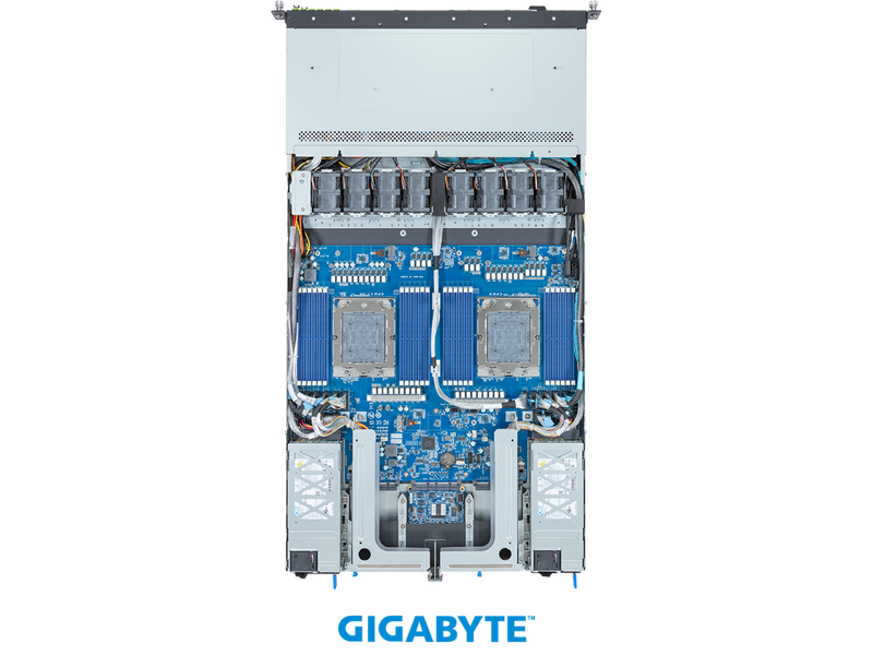 GIGABYTE R183-Z95-AAD1 Rack Server - AMD EPYC™ 9004 - 1U DP 6-Bay E1.S NVMe +