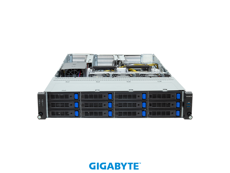 GIGABYTE R243-EG0-AAL1 Rack Server - AMD EPYC™ 8004 - 2U UP 4 x PCIe Gen5 GPUs