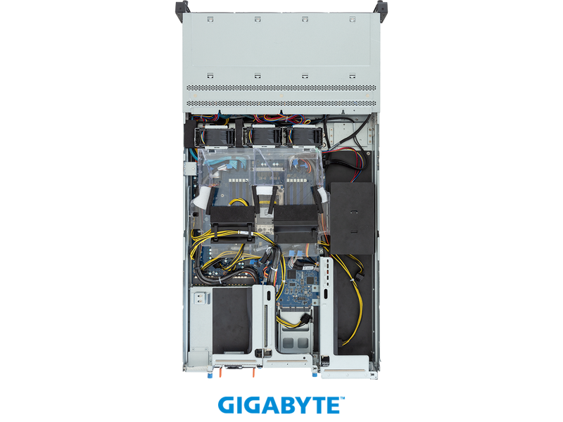 GIGABYTE R243-EG0-AAL1 Rack Server - AMD EPYC™ 8004 - 2U UP 4 x PCIe Gen5 GPUs