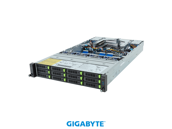 GIGABYTE R283-Z94-AAD1 Rack Server - AMD EPYC™ 9004 - 2U DP 12+4-Bay Gen5