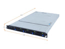 GIGABYTE R182-M80 1U Rackmount 8-Bay Server Barebone LGA 4189 Intel C621A