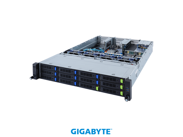 GIGABYTE R282-3C1 2U Rackmount Server Barebone LGA 4189 Intel C621A DDR4 3200