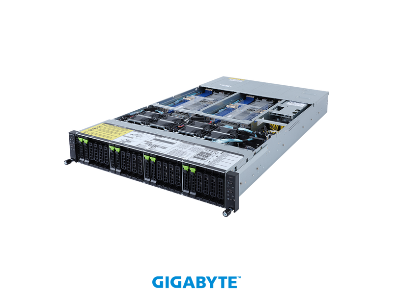 GIGABYTE H262-PC0 2U Rackmount Server Barebone LGA 4189 Intel C621A DDR4 3200