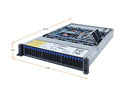 GIGABYTE R262-ZA0 1U Rackmount Server Barebone Socket SP3 DDR4 3200, For