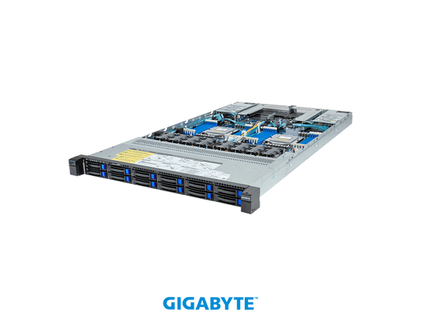 GIGABYTE AMD EPYC™ 9004 Server System - 1U DP 12-Bay SATA/SAS