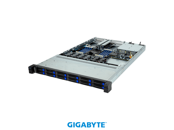 GTGABYTE 4th Gen Intel® Xeon® Scalable Server System - 1U UP 12-Bay SATA/SAS -