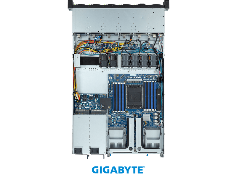 GTGABYTE 4th Gen Intel® Xeon® Scalable Server System - 1U UP 12-Bay SATA/SAS -