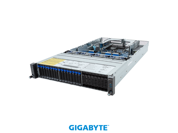 GIGABYTE Rack Server - AMD EPYC™ 9004 - 2U DP 16-Bay SATA/SAS -R283-Z92-AAD1