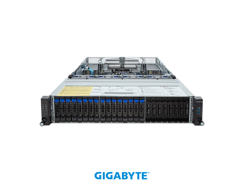GIGABYTE Rack Server - AMD EPYC™ 9004 - 2U DP 16-Bay SATA/SAS -R283-Z92-AAD1