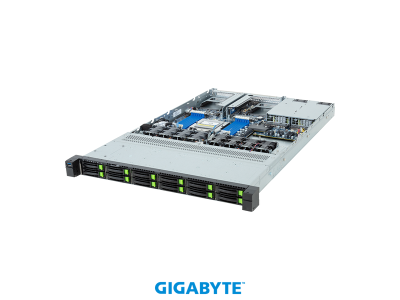 GIGABYTE R163-Z35-AAH1 Rack Server - AMD EPYC™ 9005/9004 - 1U UP 12-Bay Gen5