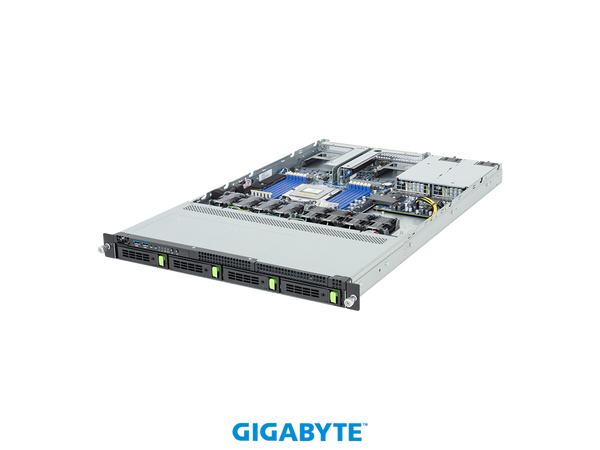 GIGABYTE R163-Z34-AAH1 Rack Server - AMD EPYC™ 9005/9004 - 1U UP 4-Bay Gen5