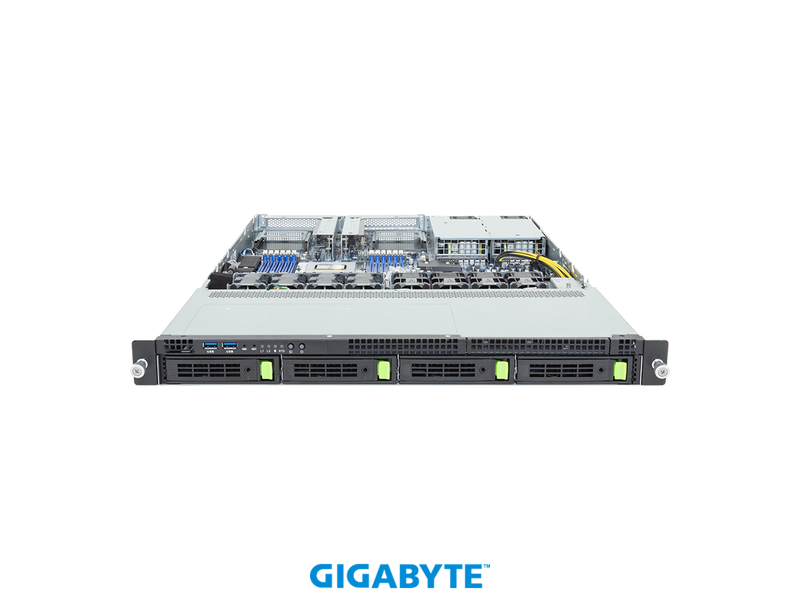 GIGABYTE R163-Z34-AAH1 Rack Server - AMD EPYC™ 9005/9004 - 1U UP 4-Bay Gen5