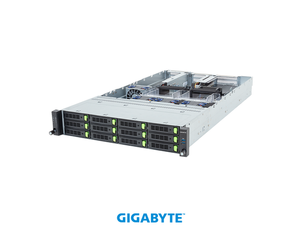 GIGABYTE R263-ZG0-AAL2 Rack Server - AMD EPYC™ 9005/9004 - 2U UP 4 x PCIe Gen5