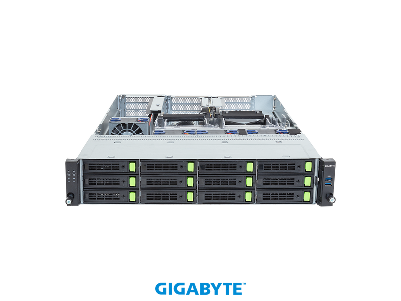 GIGABYTE R263-ZG0-AAL2 Rack Server - AMD EPYC™ 9005/9004 - 2U UP 4 x PCIe Gen5