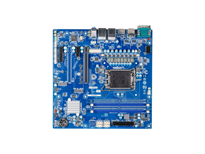 GIGAIPC uATX-H610B Micro-ATX Server Motherboard with Intel H610 Chipset, support
