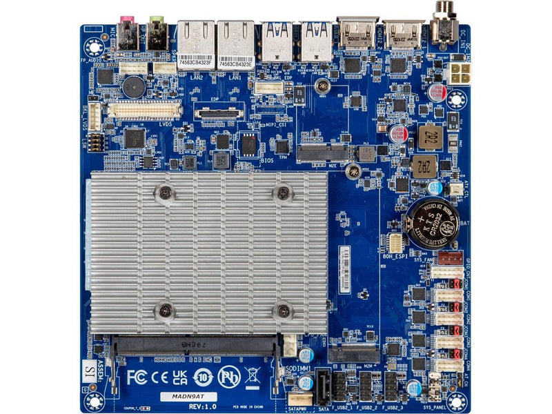 GIGAIPC iTXL-N97A Thin Mini-ITX Embedded Motherboard with Intel Processor N97,