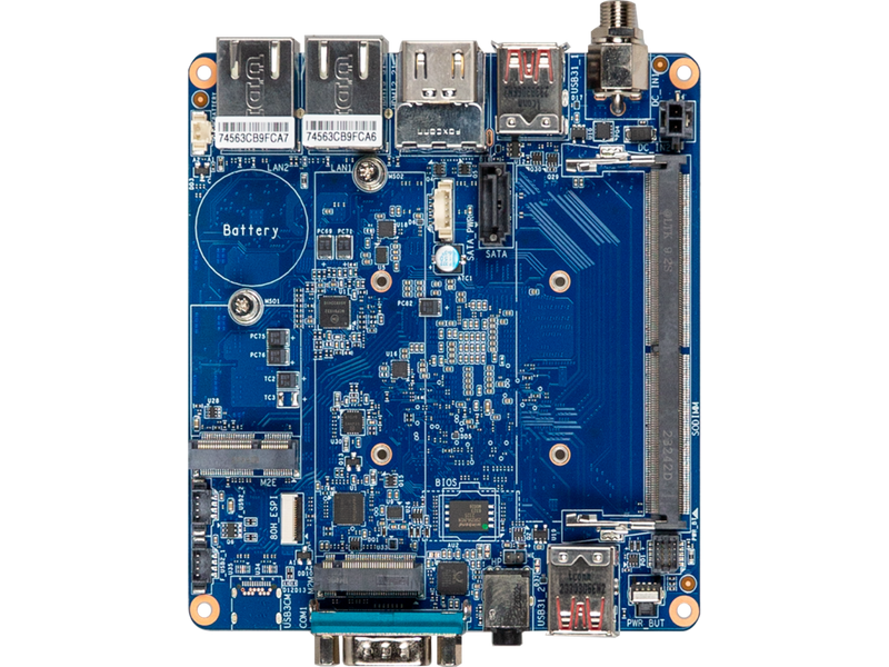 GIGAIPC QBi-N97A Embedded Compact Board with Intel Processor N97, Single Channel