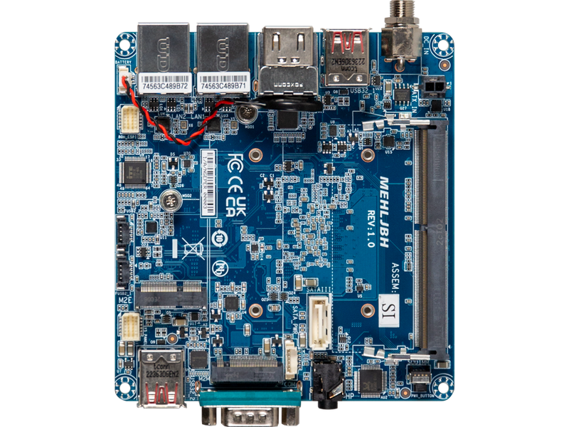 GIGAIPC QBi-6412B Embedded Compact Board with Intel Celeron J6412 Processor,