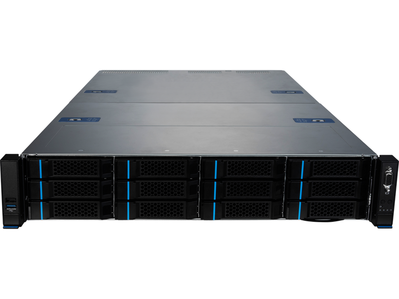 MSI 2U Server Barebones, Dual AMD EPYC™ 9004 Series Processors, 4 NVMe Hybrid