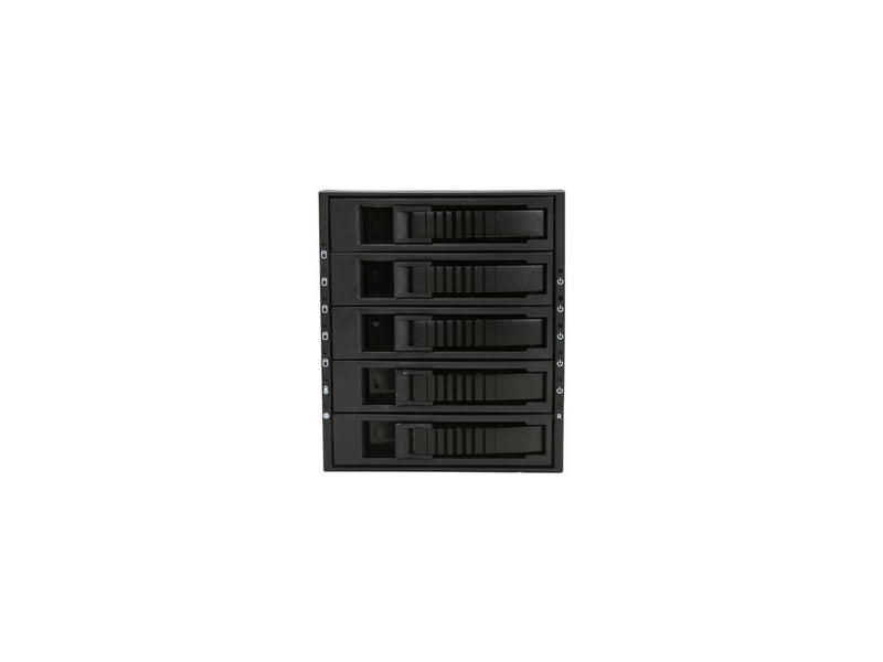 iStarUSA BPU-350SATA-BLACK 3x5.25" to 5x3.5" SAS/SATA 6.0 Gb/s Hot-Swap Cage -
