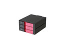 iStarUSA BPN-DE230SS-RED Trayless 2 x 5.25" to 3 x 3.5" SAS SATA 6 Gbps HDD