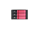 iStarUSA BPN-DE230SS-RED Trayless 2 x 5.25" to 3 x 3.5" SAS SATA 6 Gbps HDD