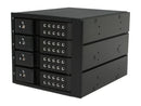 iStarUSA BPN-DE340SS-BLACK 3 x 5.25" to 4 x3.5" SAS / SATA 6.0 Gb/s Trayless