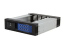 iStarUSA BPN-DE110SS-BLUE Trayless 5.25" to 3.5" SATA SAS 6 Gbps HDD Hot-swap