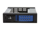 iStarUSA BPN-DE110SS-BLUE Trayless 5.25" to 3.5" SATA SAS 6 Gbps HDD Hot-swap