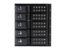 iStarUSA BPN-DE350SS-BLACK 3x5.25" to 5x3.5" SAS/SATA 6.0 Gb/s Trayless Hot-Swap