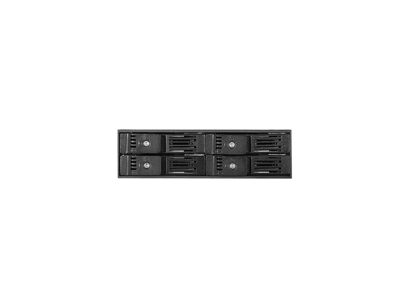 iStarUSA BPN-124K-SA 5.25" to 4 x 2.5" SATA 6Gb/s Trayless Hot-Swap Cage