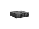 iStarUSA BPN-124K-SA 5.25" to 4 x 2.5" SATA 6Gb/s Trayless Hot-Swap Cage