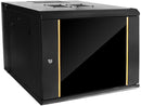 iStarUSA Accessory WMZ-955 9U Swing-Out Wallmount Cabinet Brown Box