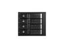 iStarUSA BPN-DE340HD-BLACK Trayless 3 x 5.25" to 4 x 3.5" 12Gb/s HDD Hot-swap