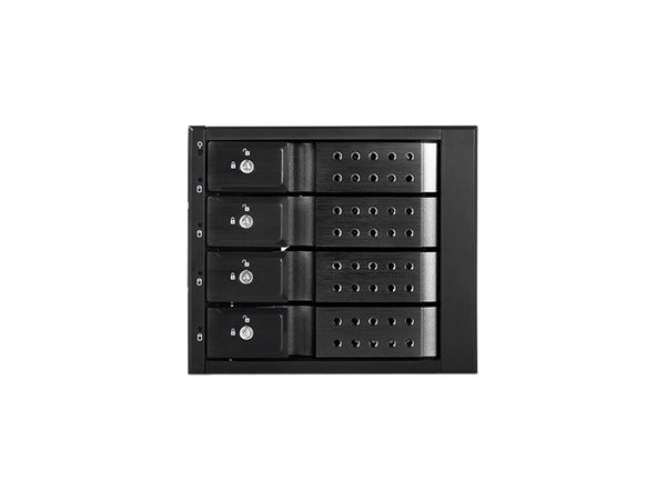 iStarUSA BPN-DE340HD-BLACK Trayless 3 x 5.25" to 4 x 3.5" 12Gb/s HDD Hot-swap