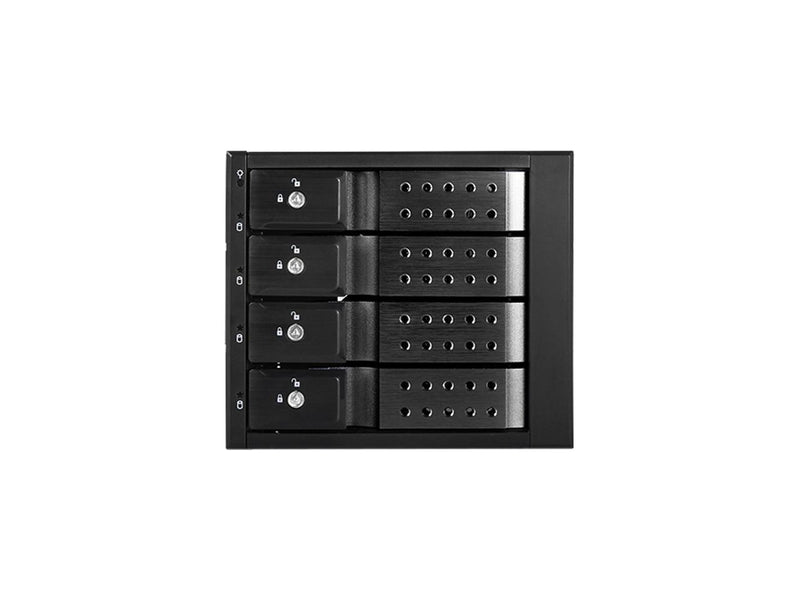 iStarUSA BPN-DE340HD-BLACK Trayless 3 x 5.25" to 4 x 3.5" 12Gb/s HDD Hot-swap