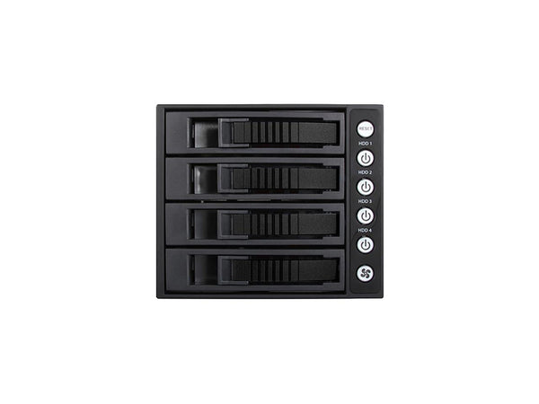 iStarUSA BPU-340HD-BLACK 3 x 5.25" to 4 x 3.5" 2.5" 12Gb/s HDD SSD Hot-swap Rack