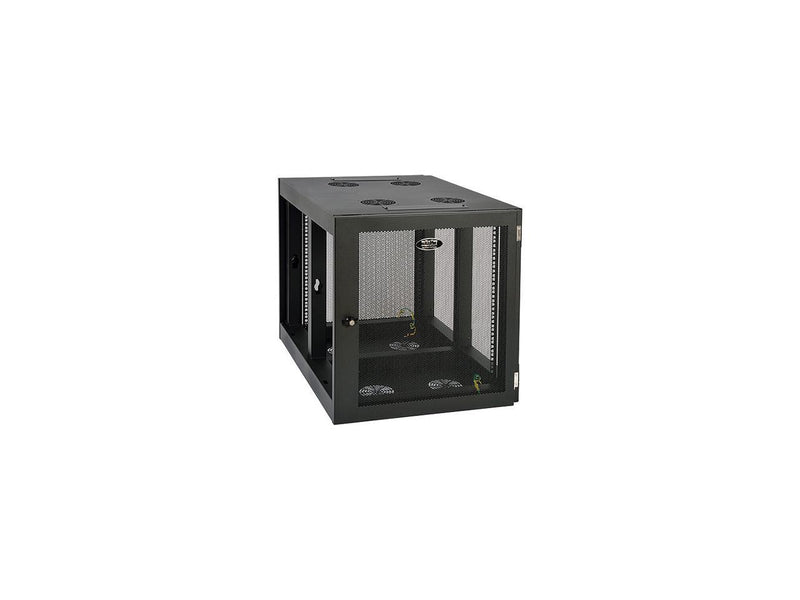 Tripp Lite 12U Wall-Mount Rack Enclosure Cabinet, Heavy-Duty Side-Mount,